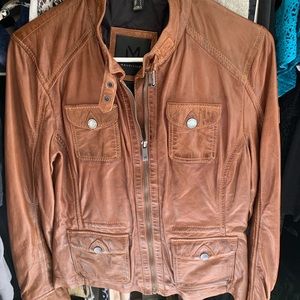 Mauritius faux leather jacket